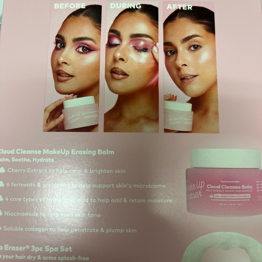 Makeup Eraser cloud clean balm 4pc set new sealed !80g cleanser balm ! - Picture 7 of 10